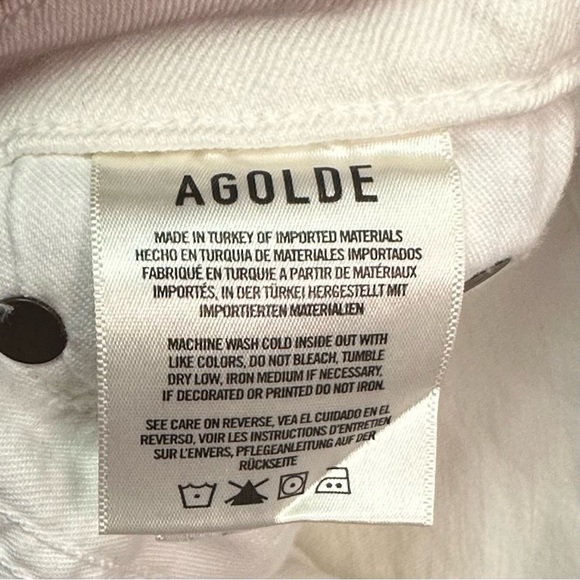 Agolde High Rise Stove Pipe Jeans Size 25 - Picture 6 of 7